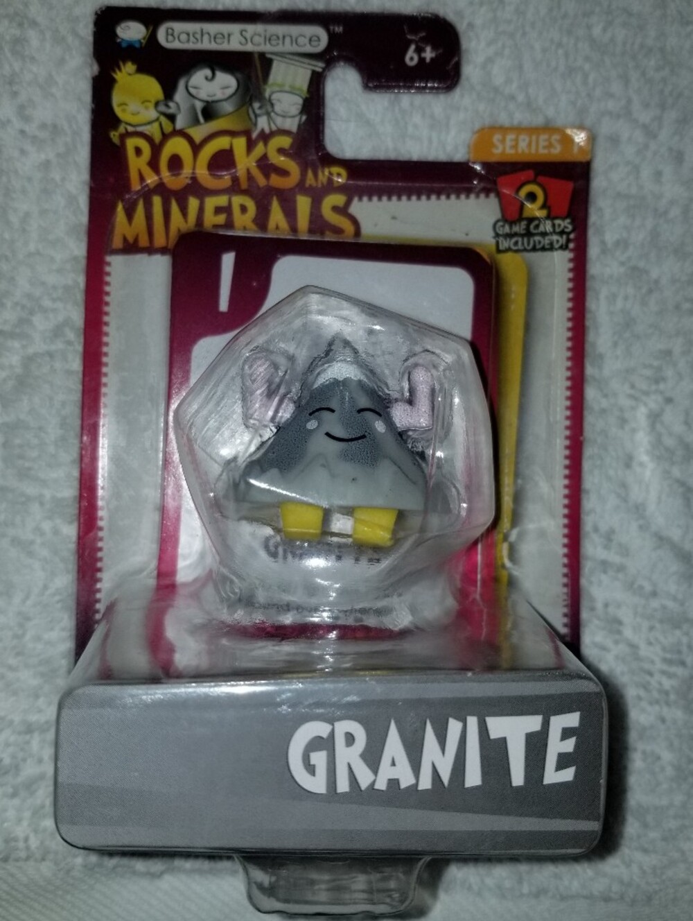 Basher Science Rocks and Minerals Granite' Figure Gray Figurine